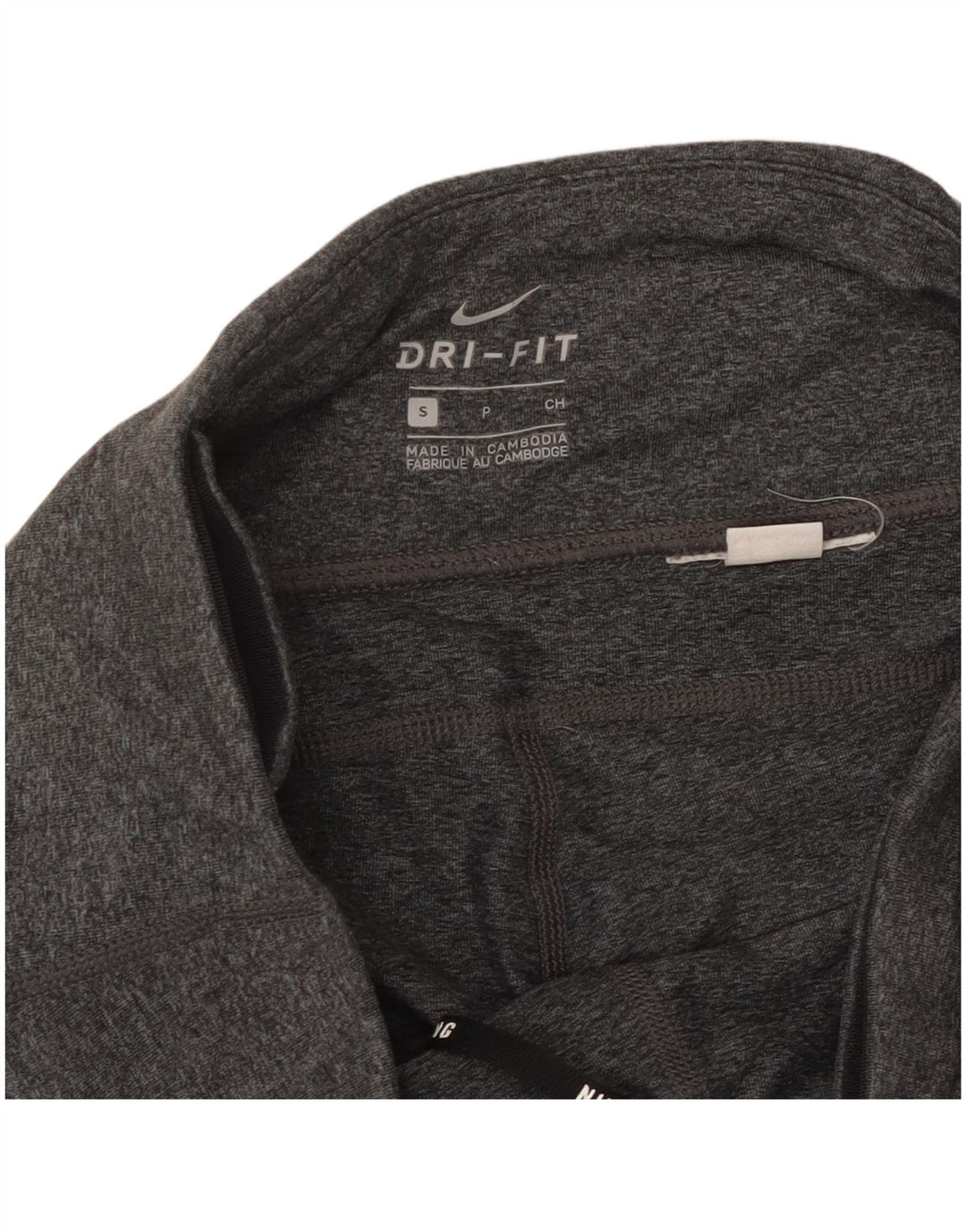 NIKE Dame Dri Fit Leggings UK 10 Small Grå Flecked