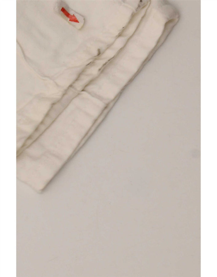 Zara Dame Straight Jeans EU 32 2XS W22 L31 Hvid