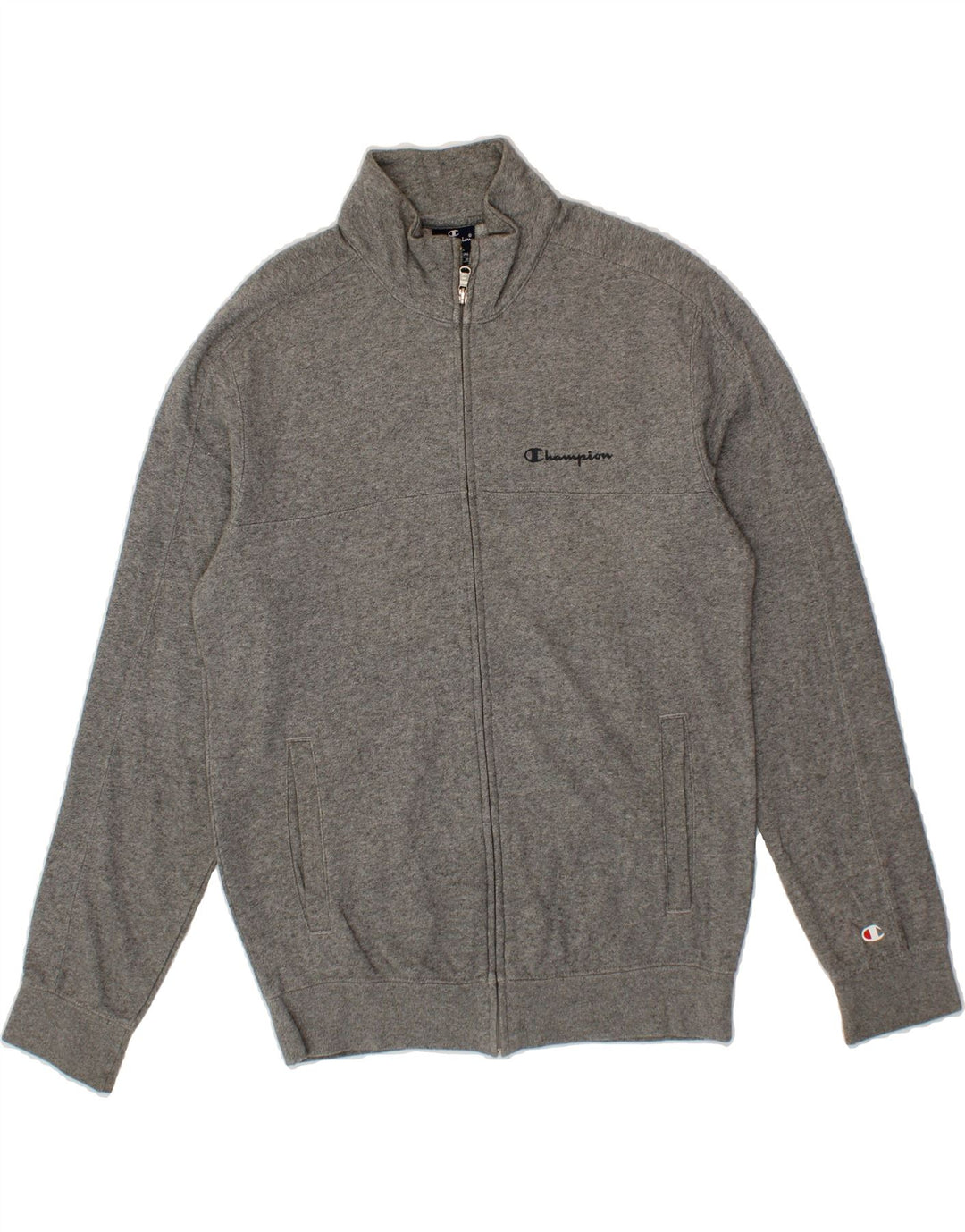 CHAMPION Mens Tracksuit Top Jacket Small Grey Cotton Vintage Champion and Second-Hand Champion from Messina Hembry 