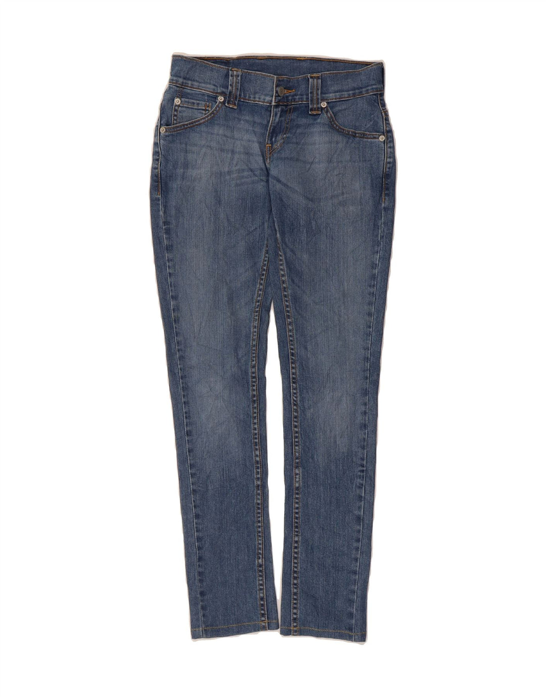 LEVI'S Womens Skinny Jeans W26 L30 Blue Cotton Vintage Levi's and Second-Hand Levi's from Messina Hembry 
