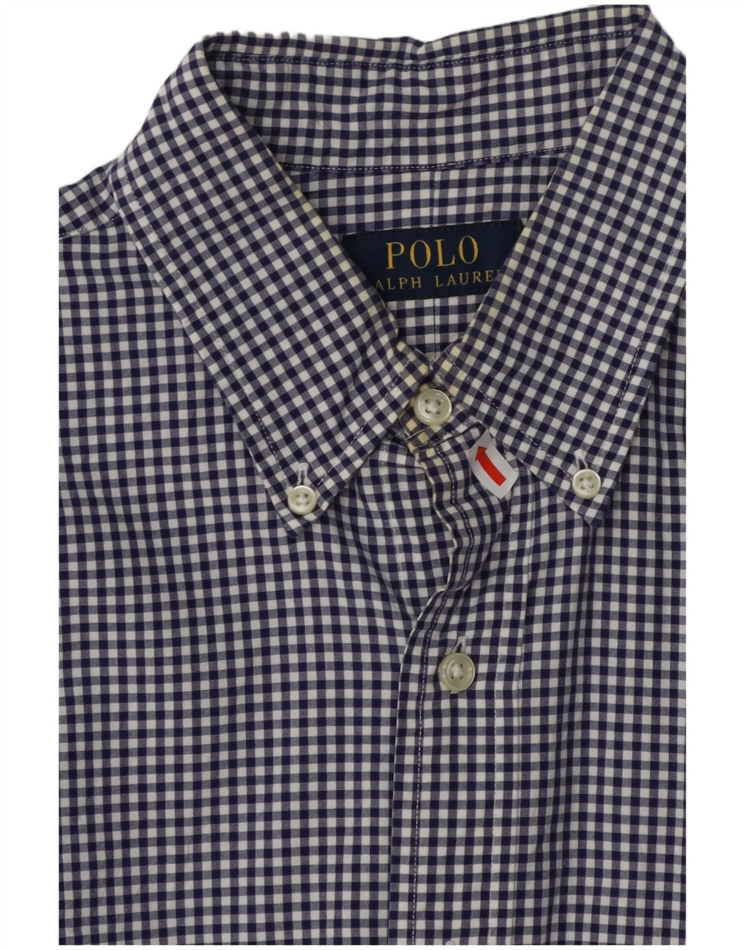 POLO RALPH LAUREN Herreskjorte Medium Navyblå Gingham Bomuld