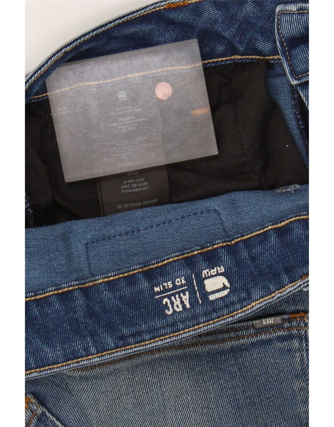 G-Star Herre 3D Arc Slim Jeans W32 L32 Blå Bomuld