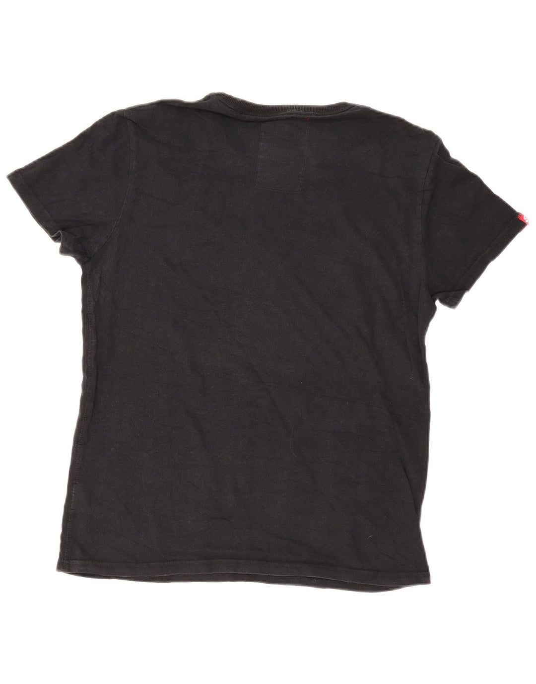 Superdry Grafisk T-shirt top til mænd, stor sort bomuld