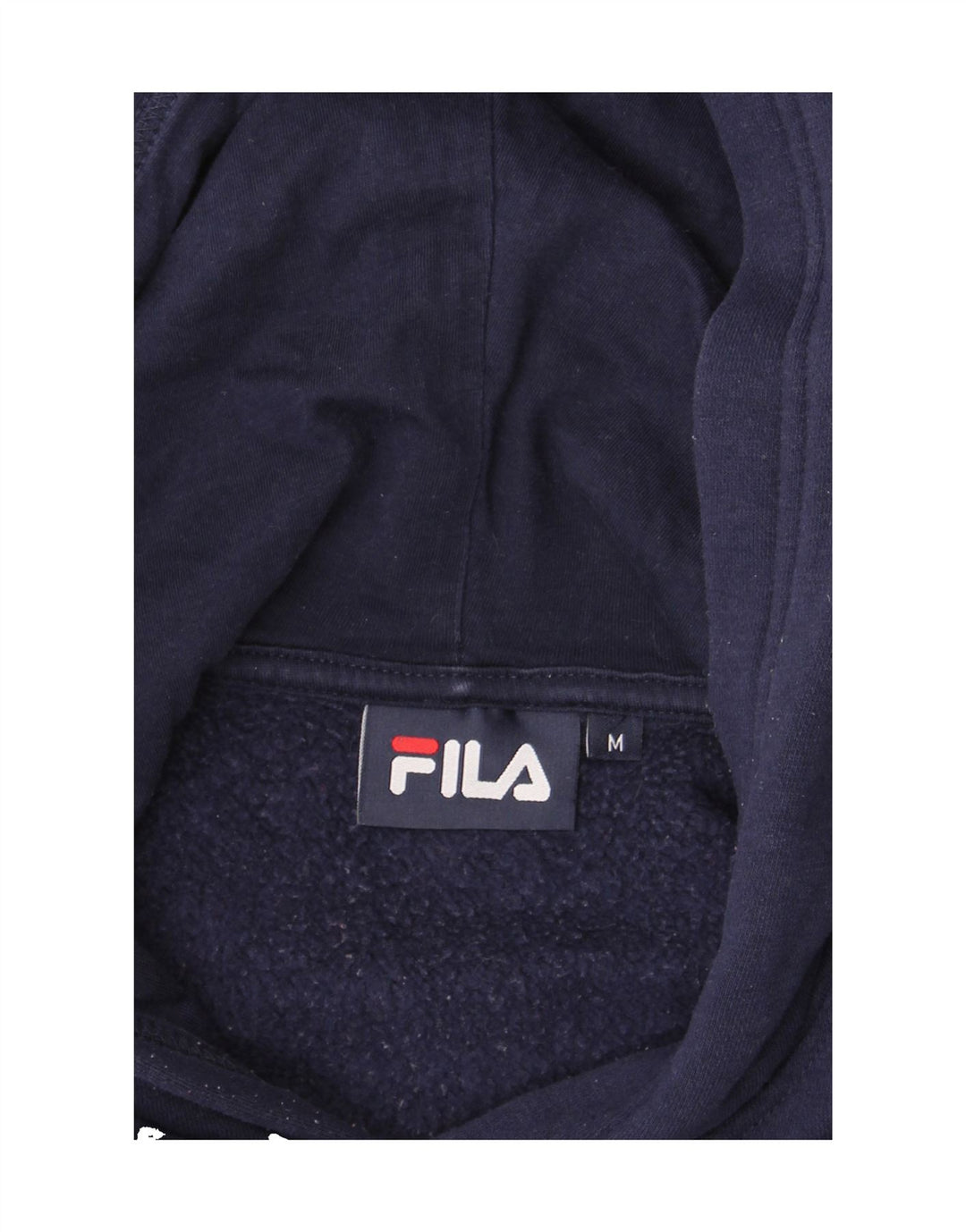 FILA Womens Oversized Hoodie Jumper UK 14 Medium Multicoloured Colourblock Vintage Fila and Second-Hand Fila from Messina Hembry 