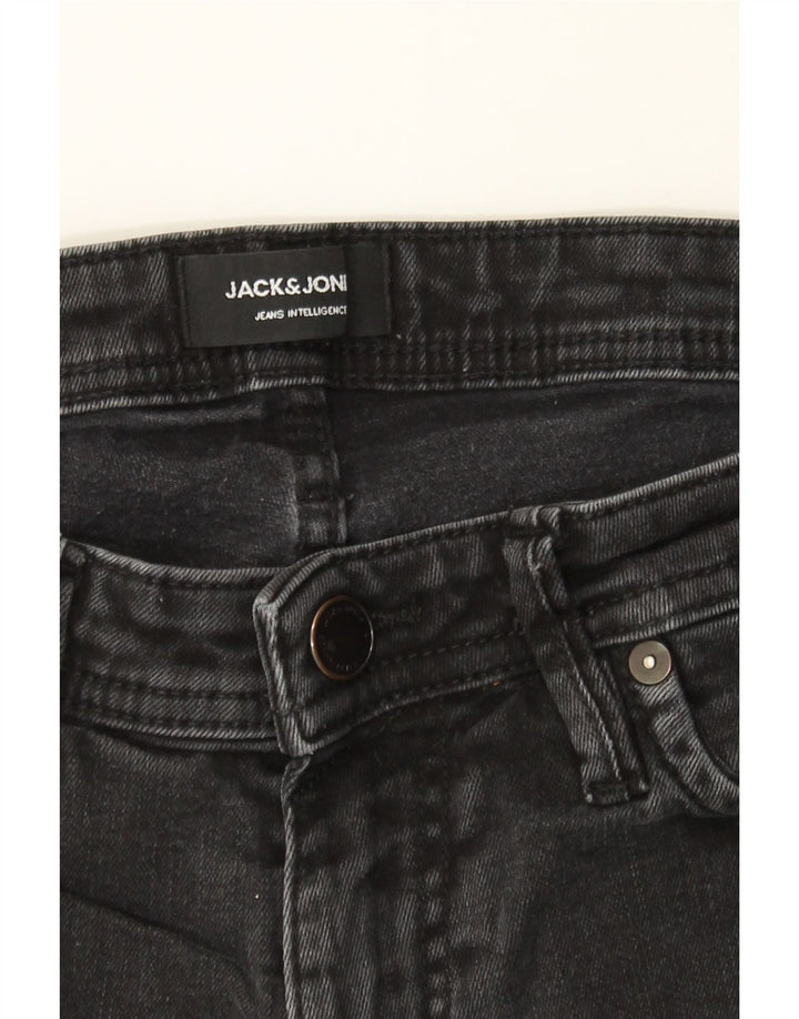 JACK & JONES Mens GLENN Slim Jeans W32 L27 Grey Cotton Vintage Jack & Jones and Second-Hand Jack & Jones from Messina Hembry 