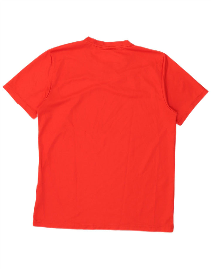 Puma Herre T-shirt Top Medium Rød Colourblock Polyester