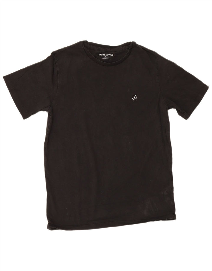 Jack & Jones herre T-shirt top lille sort bomuld