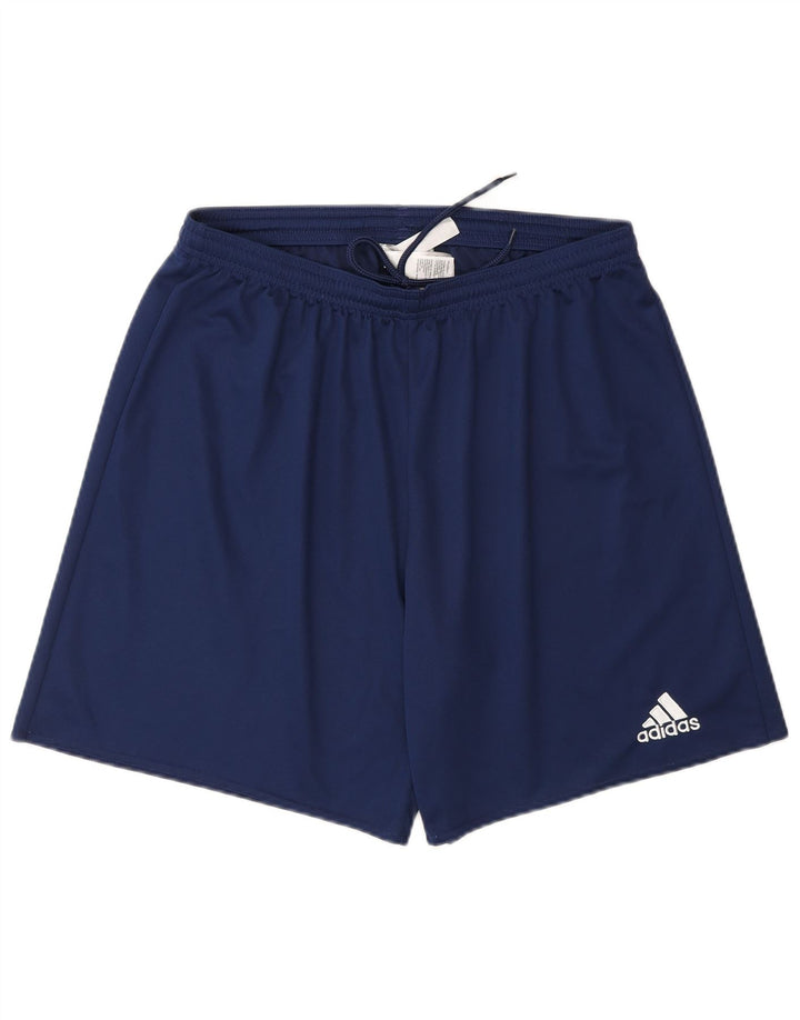 Adidas Herre Climalite Sportshorts store marineblå polyester