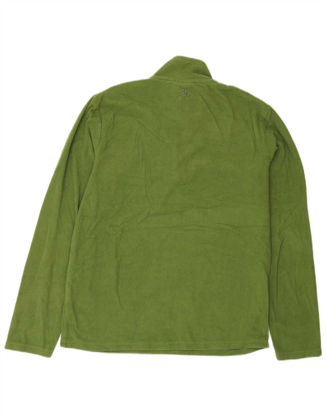 Mountain Warehouse Herre Zip Neck Fleece Jumper Lille Grøn Polyester