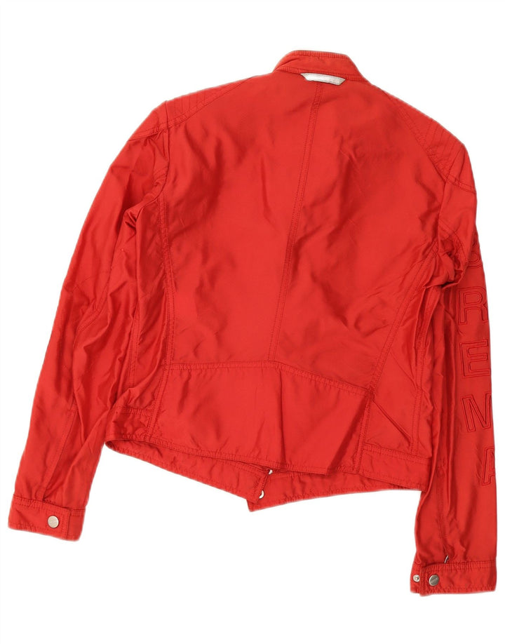 Brema Dame Biker Jacket IT 44 Medium Rød Polyamid