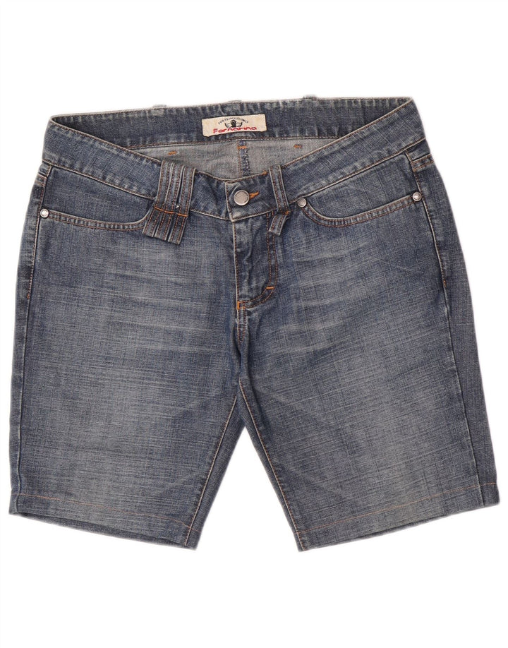 Fornarina denimshorts til kvinder W30 Mellemblå bomuld