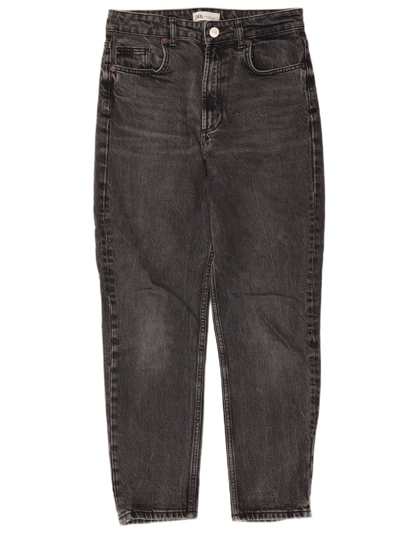 Zara Dame Løse Jeans EU 38 Small W28 L27 Grå