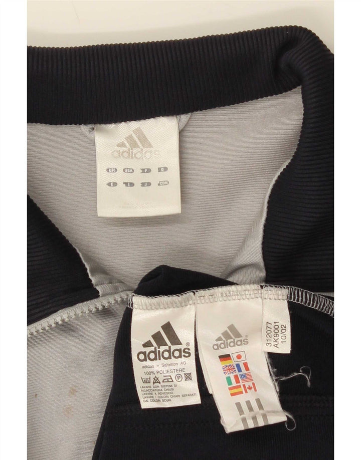 Adidas Grafisk træningsdragt jakke til mænd mellemgrå Colourblock Polyester
