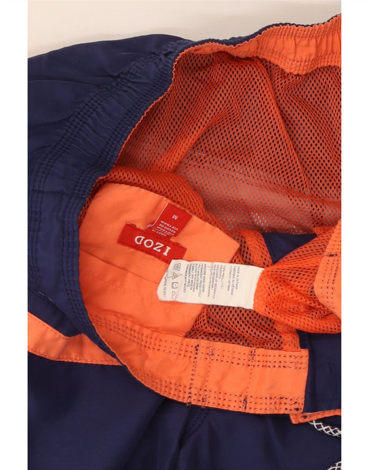 Izod Badeshorts til mænd Medium Navy Blue Colourblock Polyester