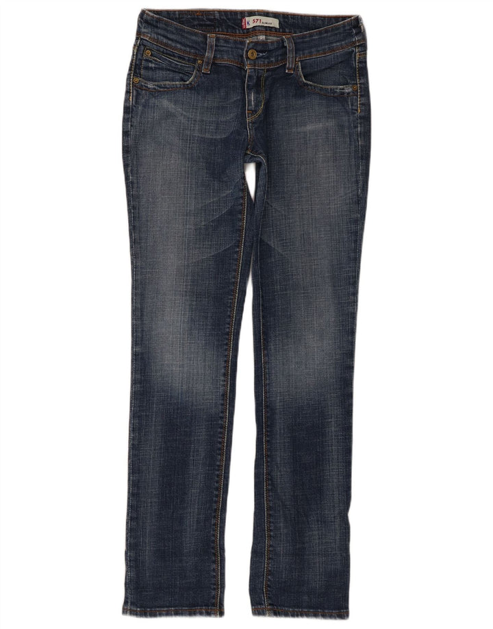 Levi's Dame 571 Slim Jeans W28 L30 Blå Bomuld