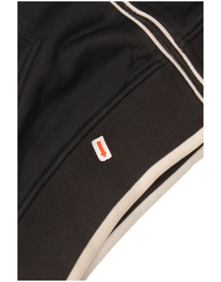 JACK & JONES Dame-hættetrøje med lynlås UK 14 Medium Black Colourblock