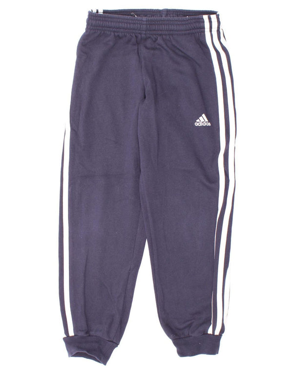 Adidas Drenge Træningsdragt Bukser Joggers 6-7 År Marineblå Bomuld