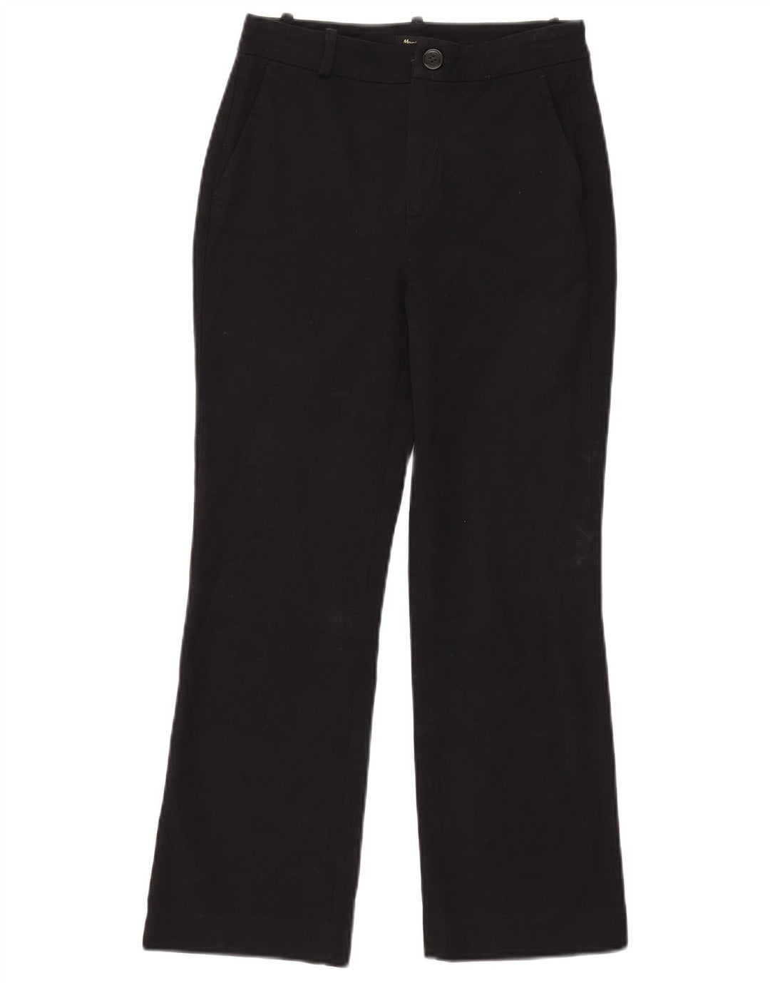 Massimo Dutti Dame Bootcut Chino Bukser 2XS W24 L25 Sort