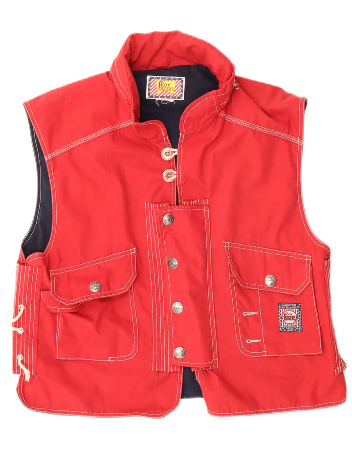Roy Rogers Herre Hooded Gilet UK 38 Medium Red