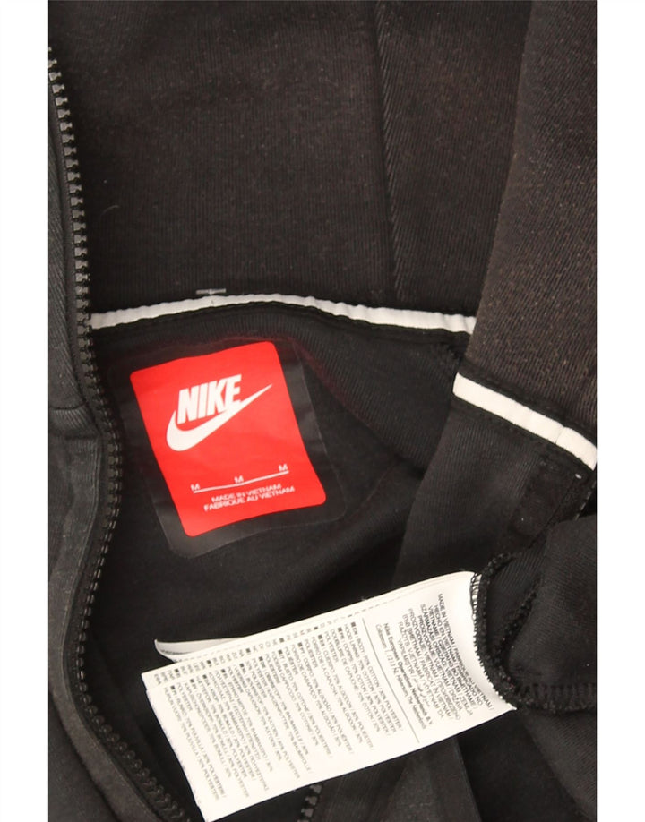 NIKE hættetrøje med lynlås til mænd mellemgrå bomuld