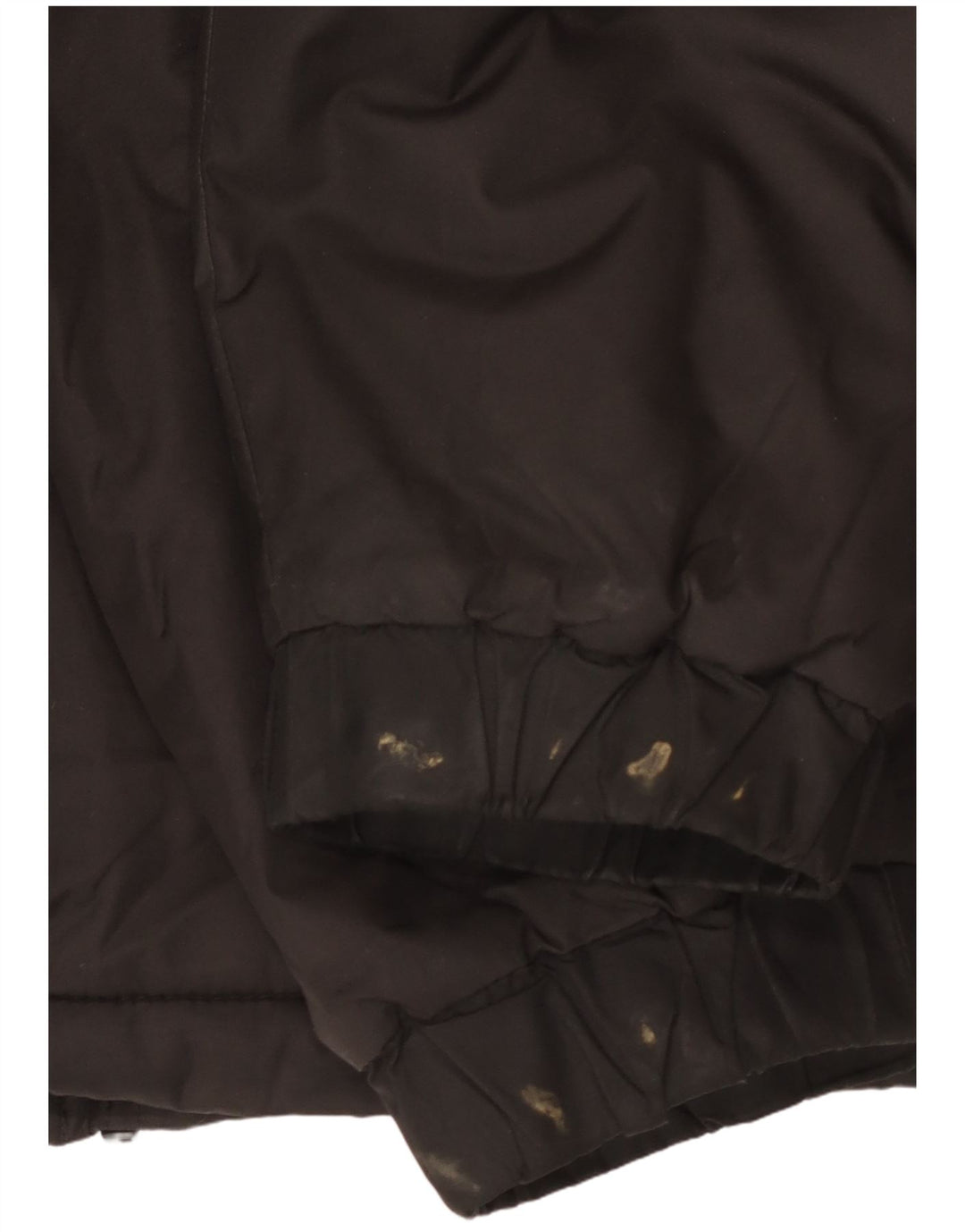 Kappa Herre Graphic Hooded Windbreaker Jacket UK 40 Large Black Polyester
