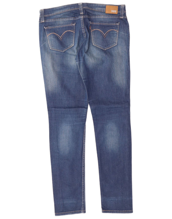 LEVI'S Dame Demi Curve Skinny Jeans med lav talje W30 L32 Blå Bomuld