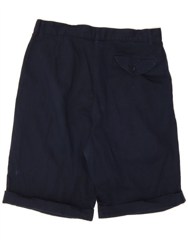 BENETTON Mens Pegged Chino Shorts IT 48 Medium W32  Navy Blue Cotton Vintage Benetton and Second-Hand Benetton from Messina Hembry 