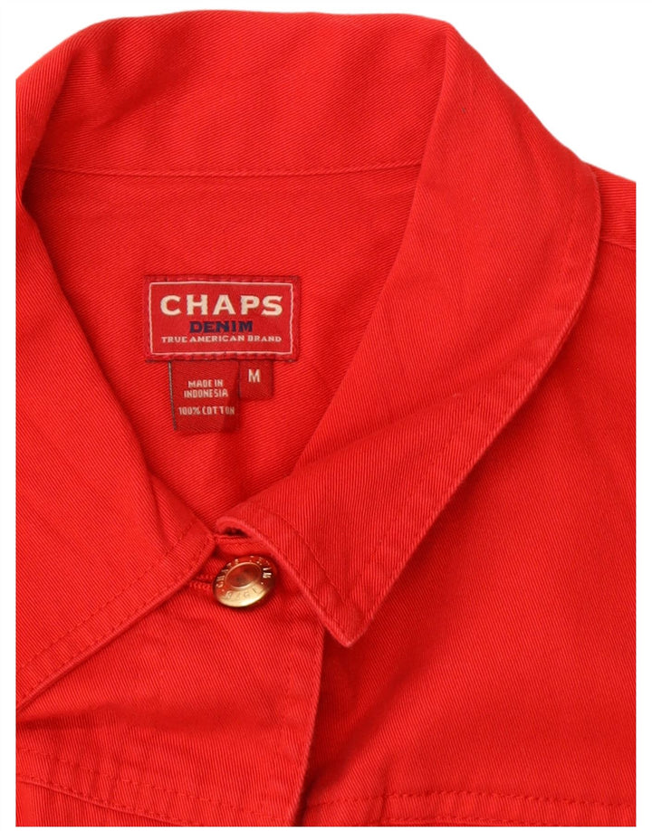 CHAPS Dame denimjakke UK 14 Medium Rød Bomuld