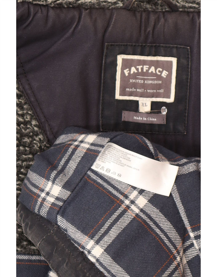 Fat Face Herre Polstret Gilet UK 42 XL Navy Blue Polyester