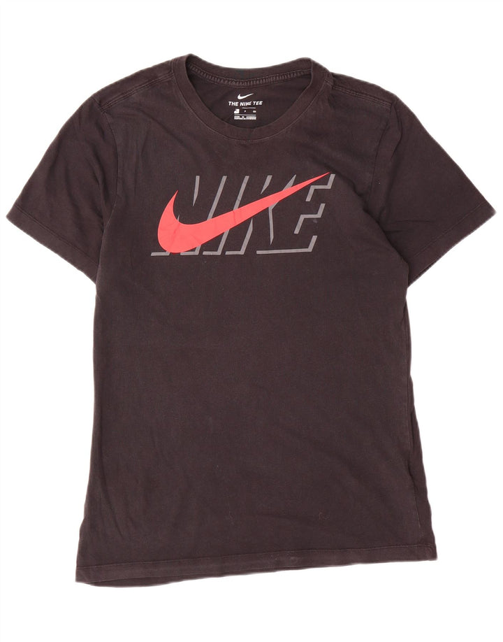 Nike grafisk t-shirt top til mænd, lille sort bomuld
