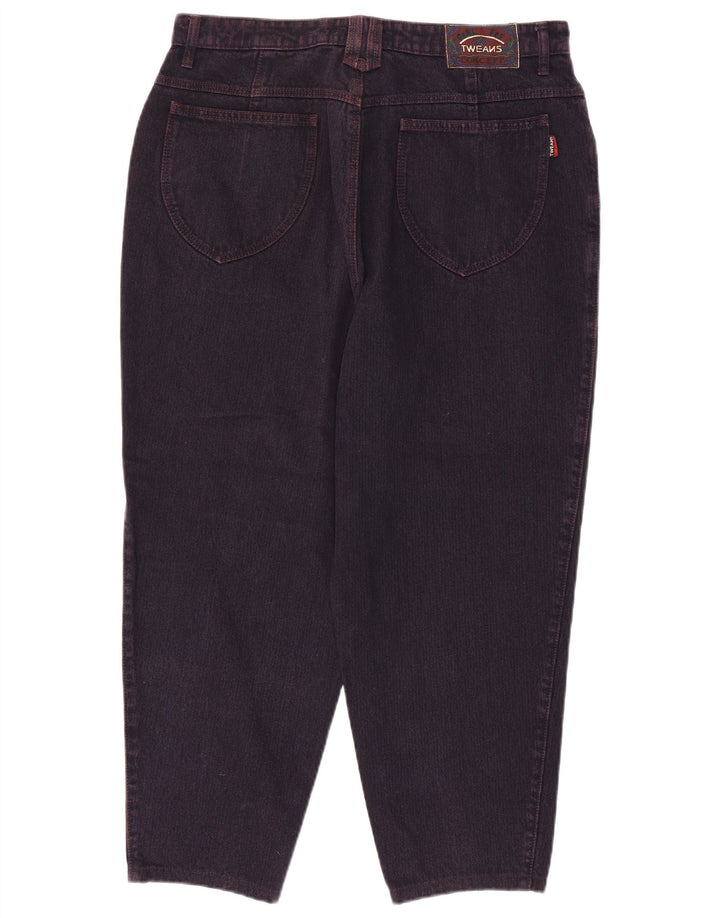 VINTAGE koniske jeans til kvinder W34 L27 Lilla