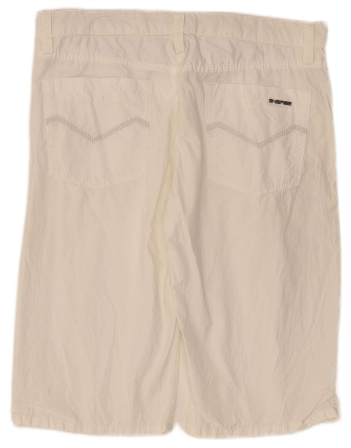 Energie Herre Casual Shorts W34 Large White Bomuld
