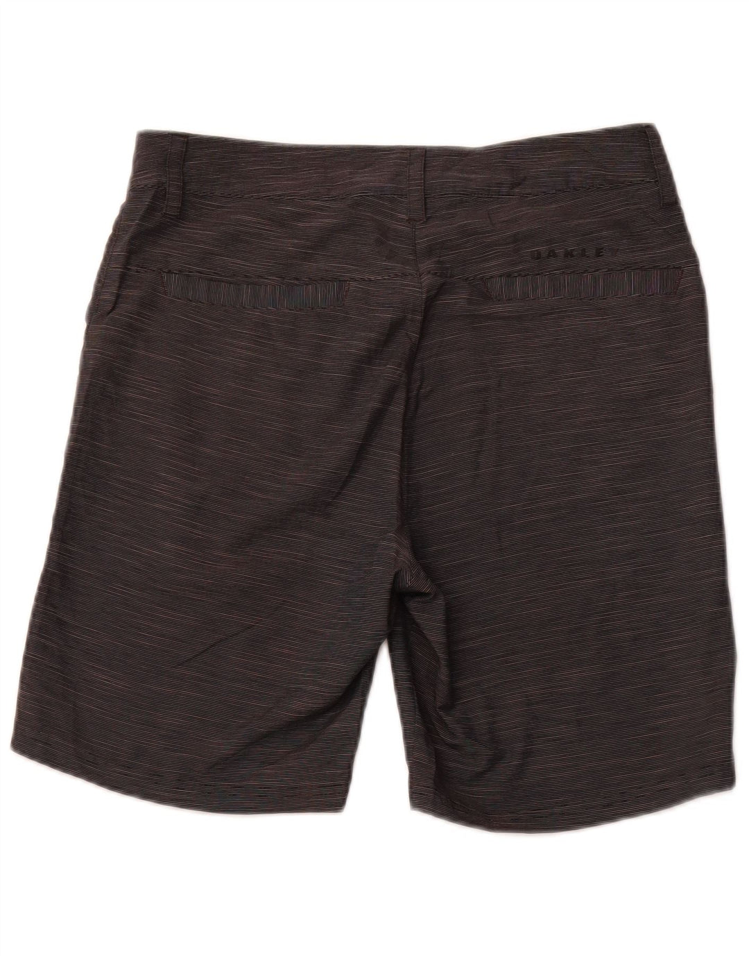 Oakley Herre Regular Fit Chino Shorts W30 Medium Grey Pinstripe Sports