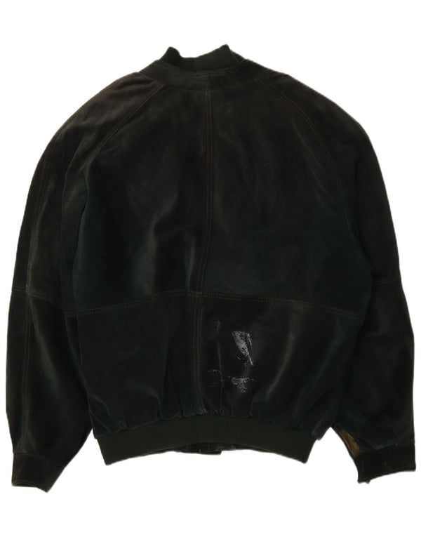 Lavorazione Artigiana Herre ruskindsjakke UK 42 XL Khaki Læder