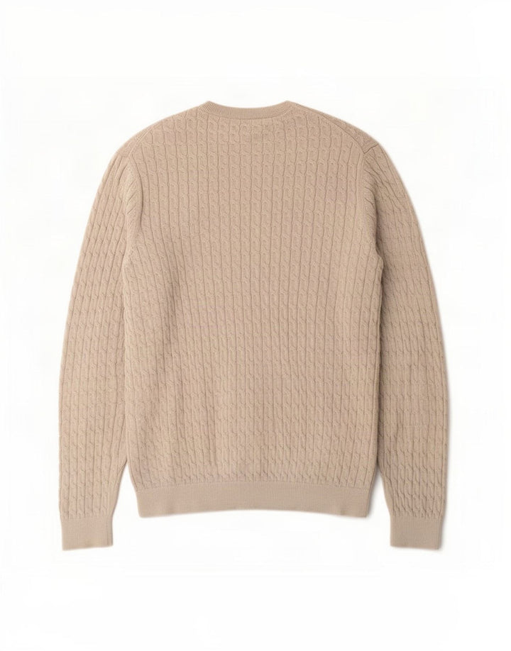 Massimo Dutti Herre Crew Neck Jumper Sweater Medium Grey Bomuld