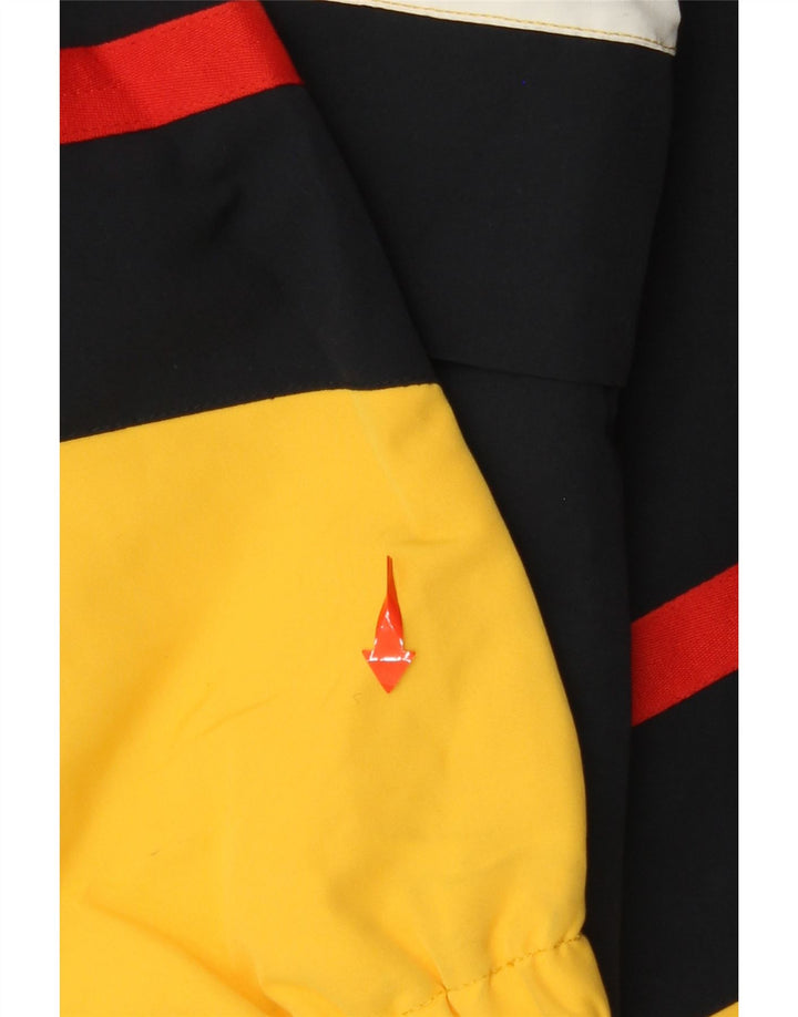 SUPERDRY Kvinder Oversized Grafisk Anorak Jakke UK 12 Medium Gul