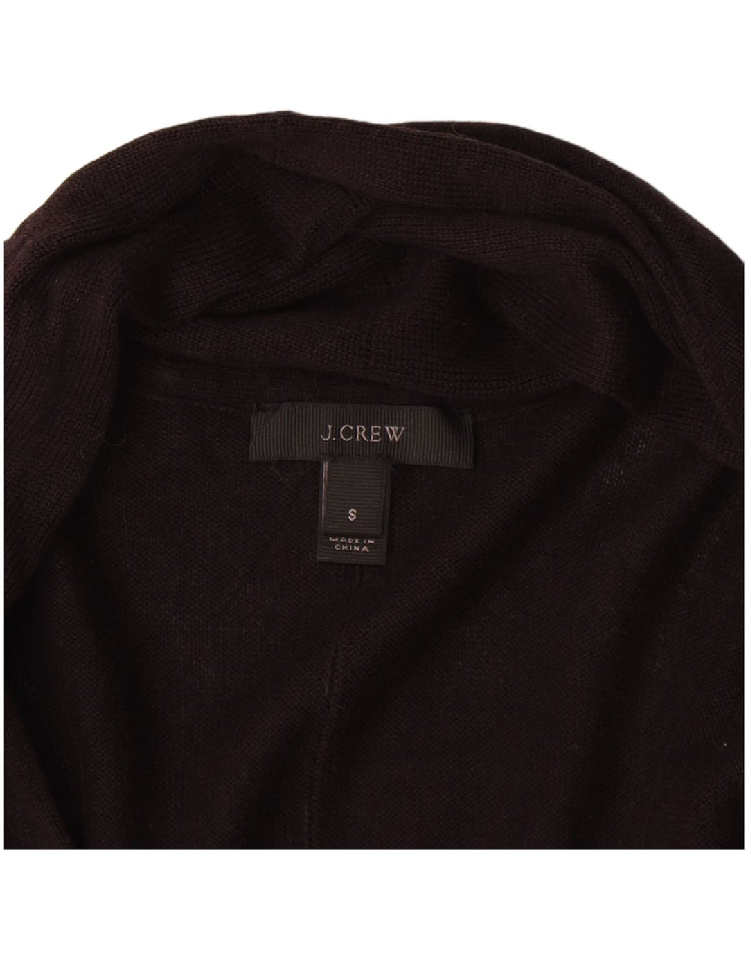 J. Crew Womens Longline oversized cardigan sweater UK 10 Small Black