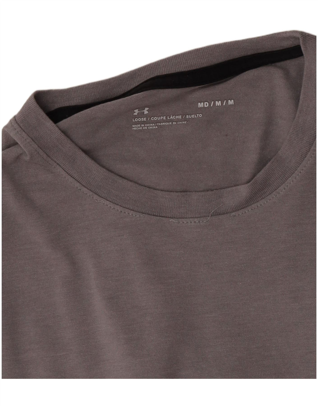Under Armour Herre grafisk top Langærmet mellemgrå