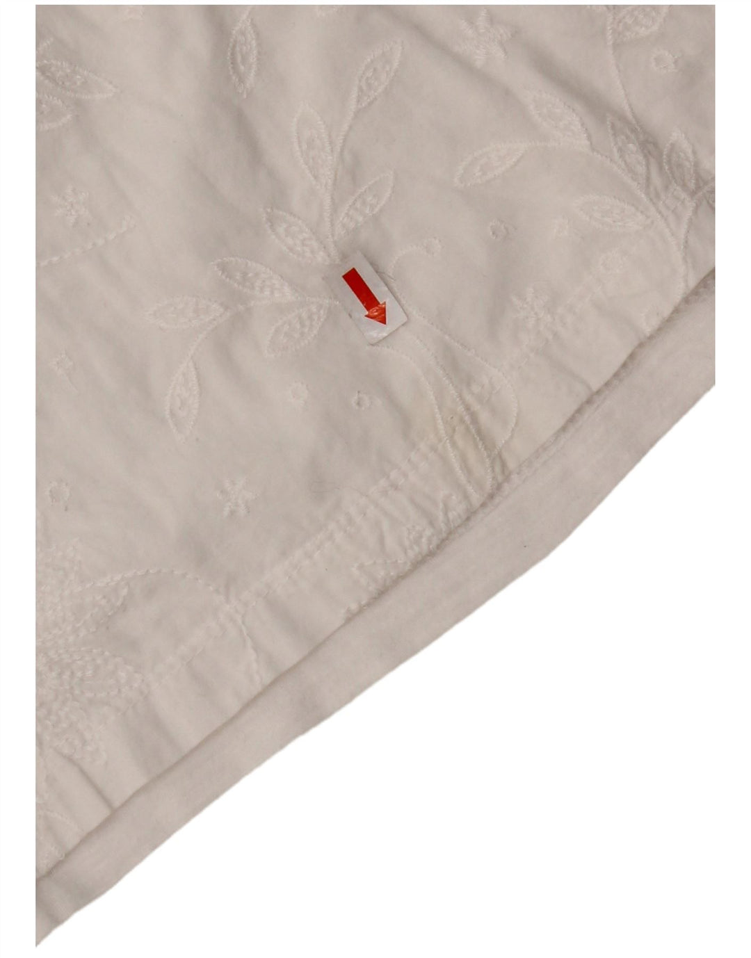 NAPAPIJRI Dame 3/4 ærmet bluse Top UK 10 Small White Floral