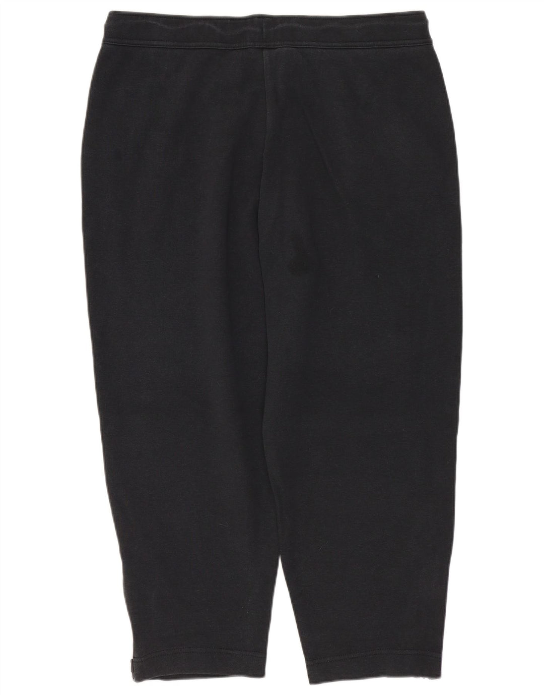 Nike Dame Capri Træningsdragt Bukser UK 14 Medium Sort Bomuld