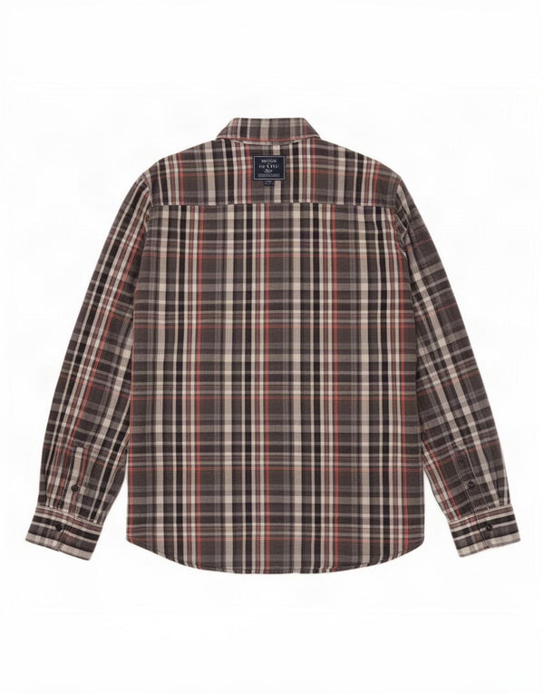 Timberland drenge flannel skjorte medium 15-16 år grå plaid bomuld