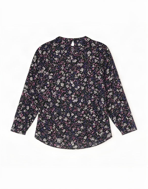 Marks & Spencer Damebluse Top UK 10 Small Multicolored Floral