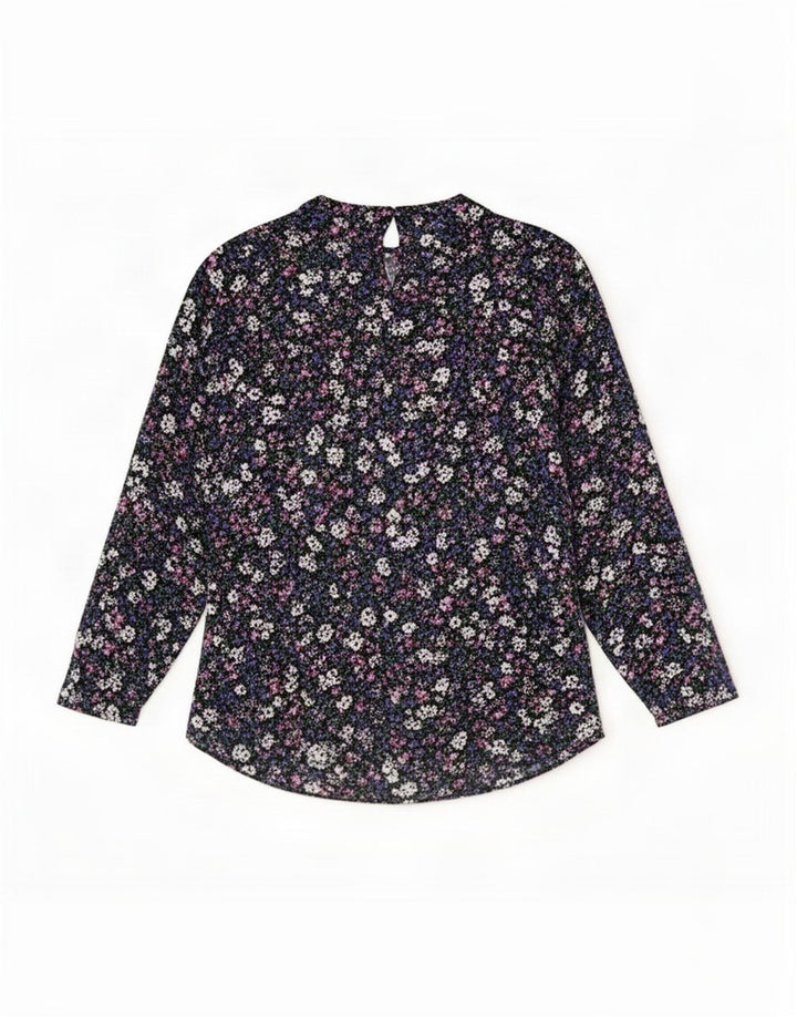 Marks & Spencer Damebluse Top UK 10 Small Multicolored Floral