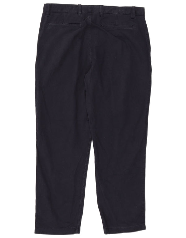 JOHN LEWIS Mens Relaxed Fit Chino Trousers W36 L29 Navy Blue Cotton