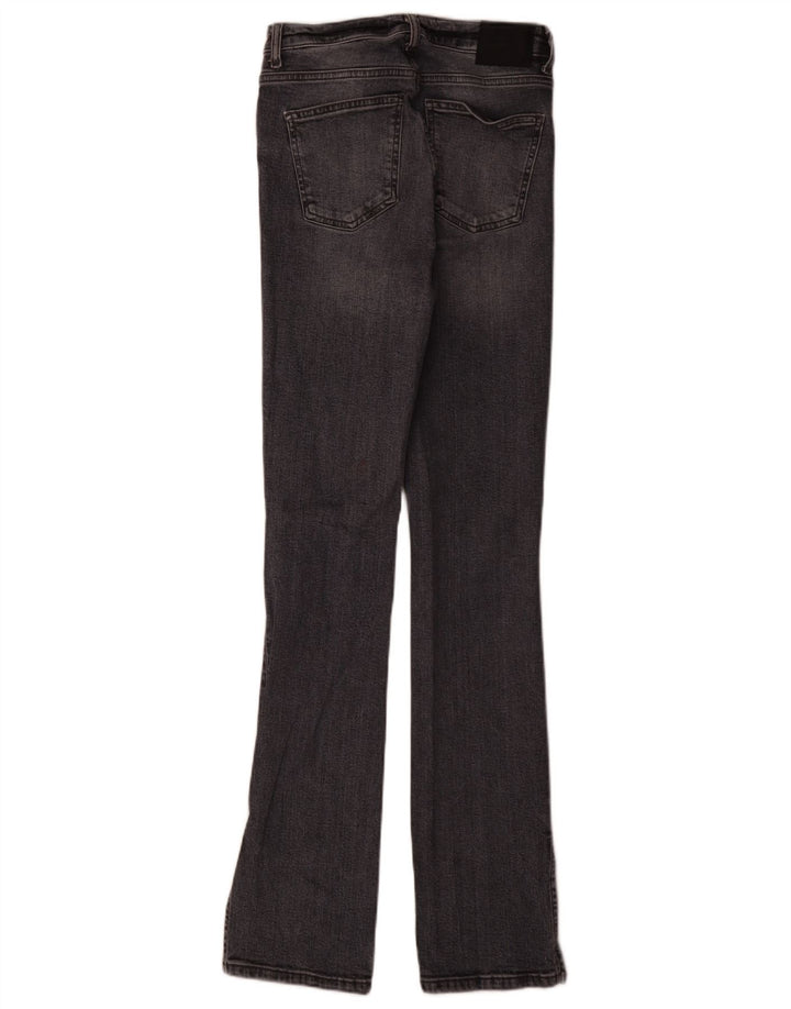 Zara Dame Distressed Slim Jeans EU 38 Small W28 L34 Grå Bomuld