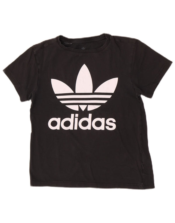 Adidas piger grafisk t-shirt top 11-12 år sort