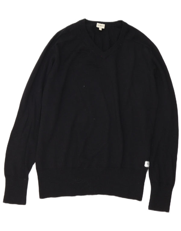 Calvin Klein Jeans Herre V-hals sweater Medium Sort Merinould