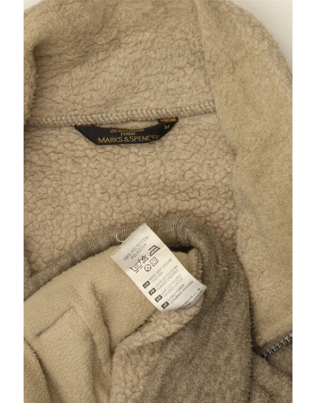 Marks & Spencer Herre St. Michael Træningsdragt Topjakke Medium Beige