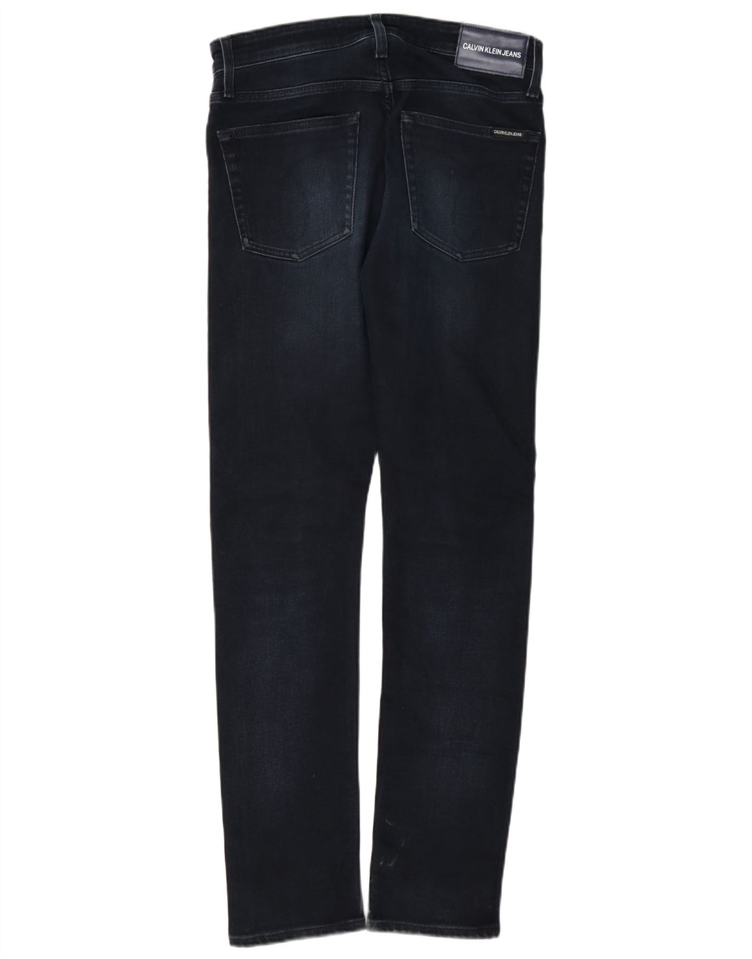 Calvin Klein Herre Slim Jeans W28 L32 Marineblå Bomuld