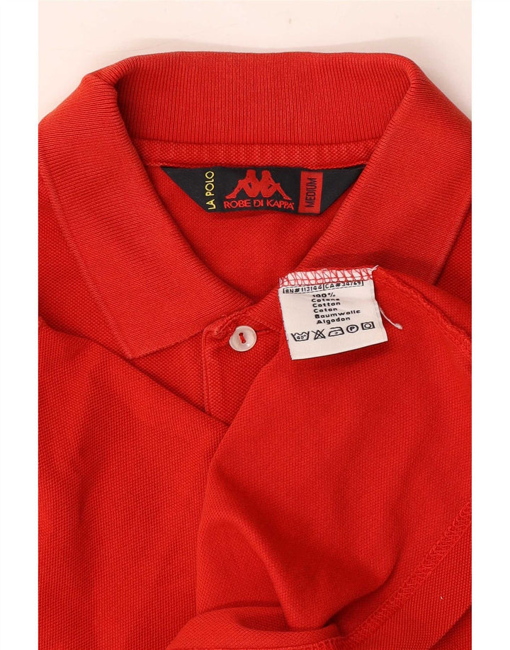Kappa herre poloshirt Medium rød bomuld